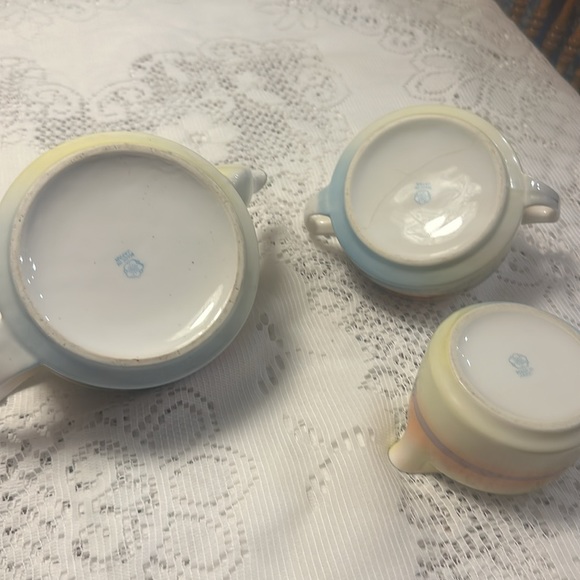 Vintage Noritake tea, creamer & Sugar Set Japan - Picture 9 of 9